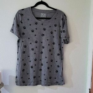 Paw print shirt